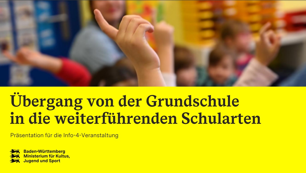 Übergang von der Grundschule auf weiterführende Schulen Bild