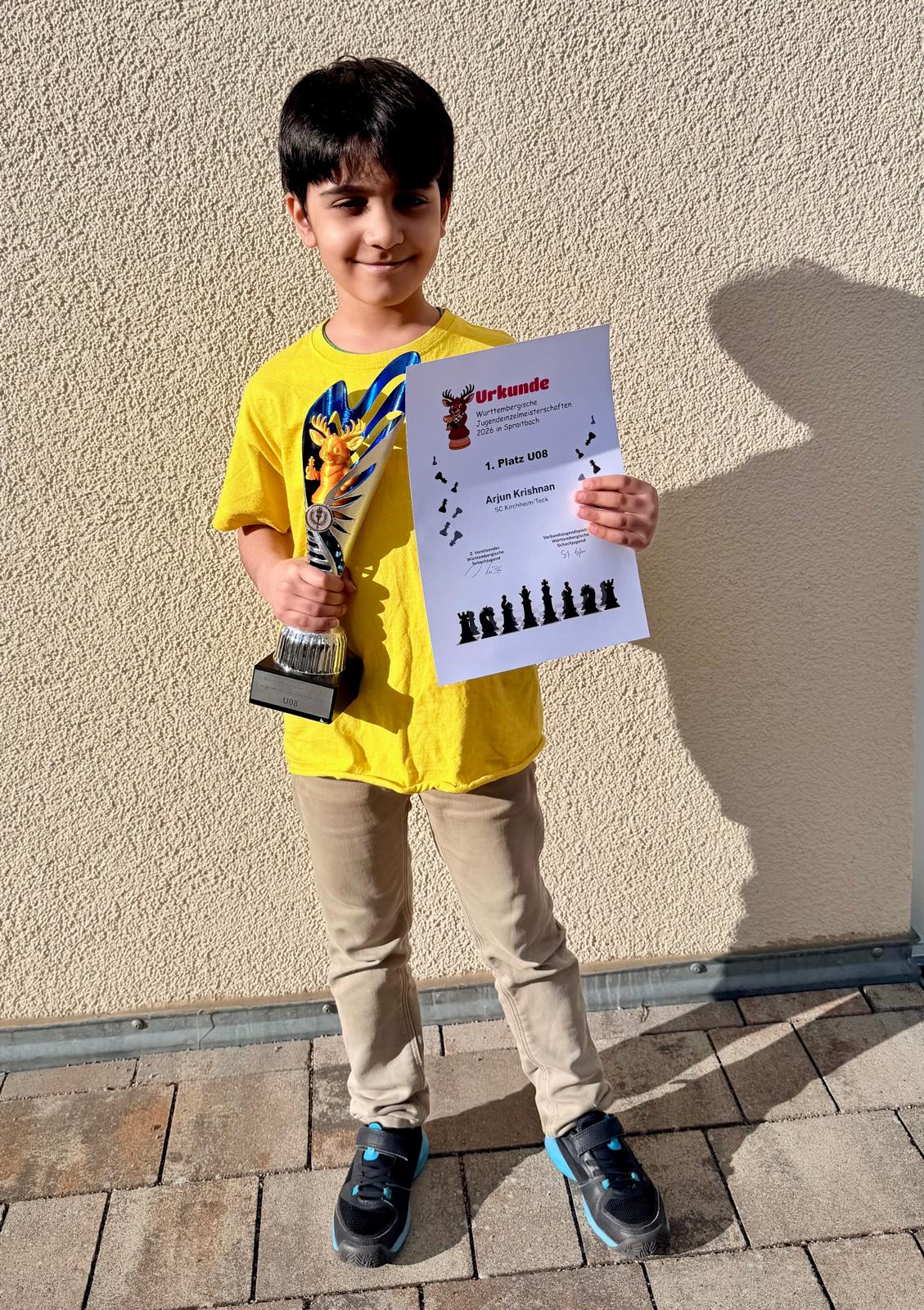 Erfolgreiches Schach-Talent an der Alleenschule Bild